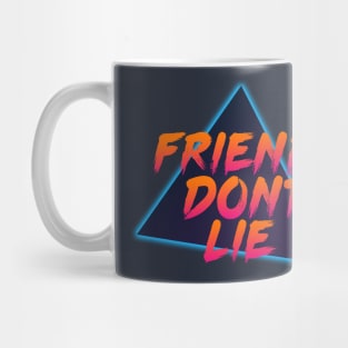 Friends Dont Lie 80's (Stranger Things Inspired) Mug